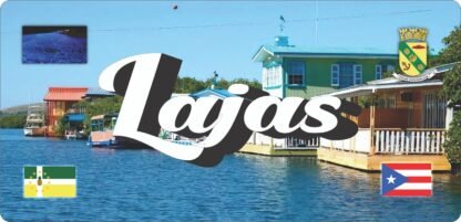 Lajas Puerto Rico License Plate / Mugs, Tumblers, Keychains, Car Coasters / Personalized