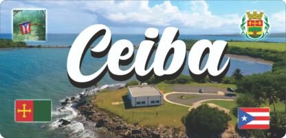 Ceiba Puerto Rico License Plate / Mugs, Tumblers, Keychains, Car Coasters / Personalized