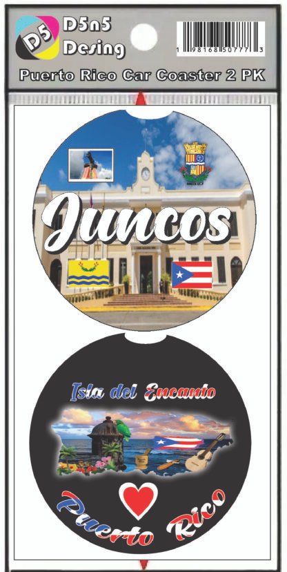 Juncos Puerto Rico License Plate /  Mugs, Tumblers, Keychains, Car Coasters / Personalized - Image 8