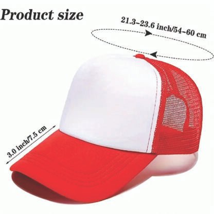 Cap - Breathable, Adjustable, Customizable with Logo Design - Perfect for Outdoor Activities, Sports, and Casual Wear - Image 3