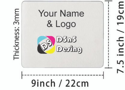 Custom Mouse Pad Personalized Name, Logo or Full Print