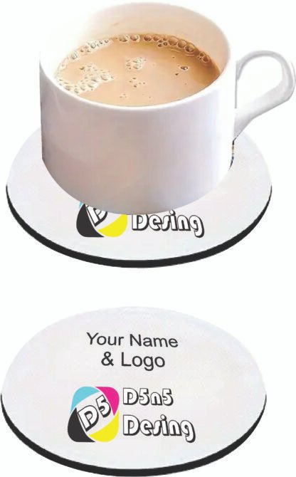 Mugs Coasters  Neoprene 4" Round Rubber Cup Mats for Drinks, Car, Heat Resistant, Home Decor Gifts